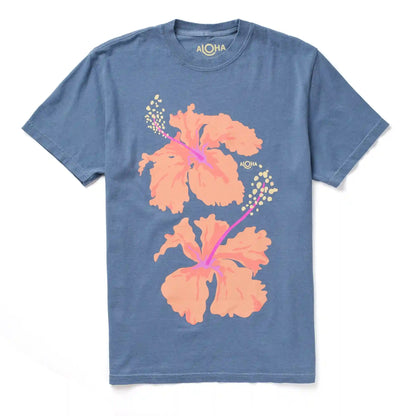 Taha'a Short Sleeve in Denim
