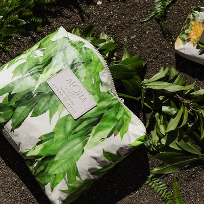 Lei Maile Mid Pouch in Maile by Aloha De Mele