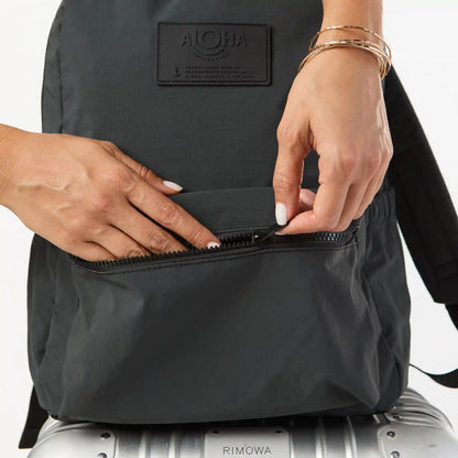 Textile Cone Keep It Light Backpack in Brown Sugar