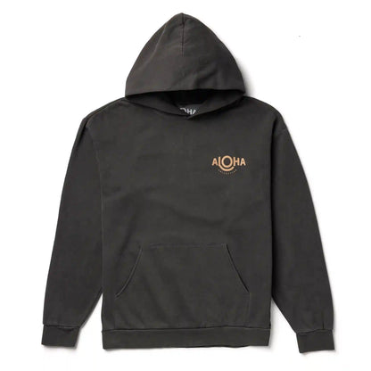 ALOHA Hoodie | Original ALOHA - Toffee on Black / SM