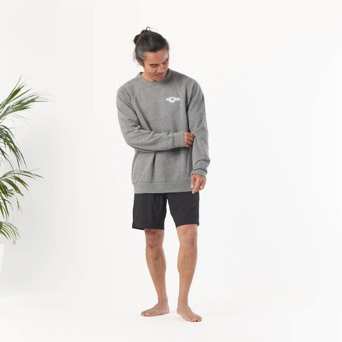 ALOHA Cozy Pullover in Gray