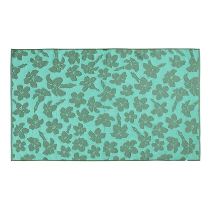 Puakenikeni Buds Beach Towel in Moss