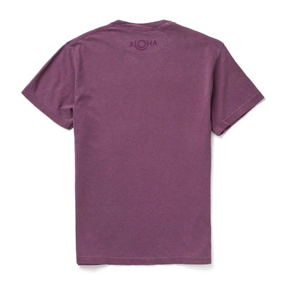 Applique Short Sleeve in Plum