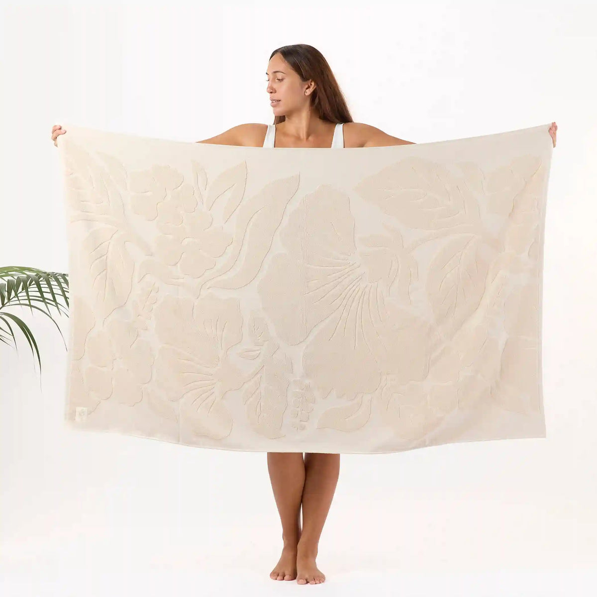 Beach Towel | Heipua - Sandstone